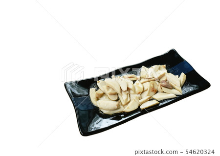 stir fried slice mushroom with pork oyster sauce 54620324