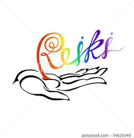 Reiki Energy. Logotype. Healing energy. 54620349