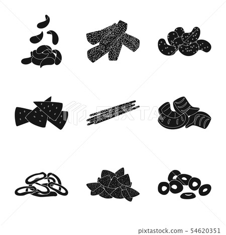 Vector design of party and cooking icon. Collection of party and crunchy stock symbol for web. Vector design of party and cooking icon. Collection of party and crunchy stock symbol for web. 54620351