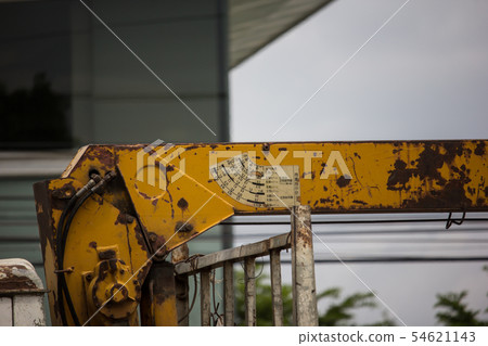 Private Mitsubishi Crane Truck. Private Mitsubishi Crane Truck. 54621143