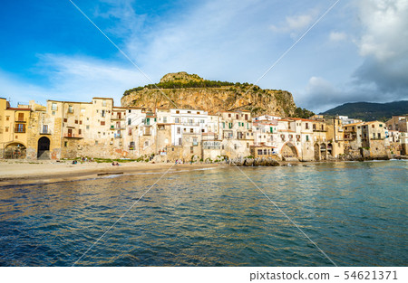 Cefalu, medieval village of Sicily island, Italy 54621371