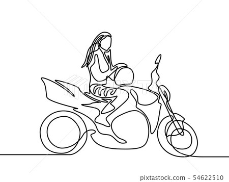 Featured image of post Motor Bike Line Drawing When beginning to design the electric motor bikes with the materials in mind i decided to draw out my first design by having a lever system with a pivot point connected to the seat post