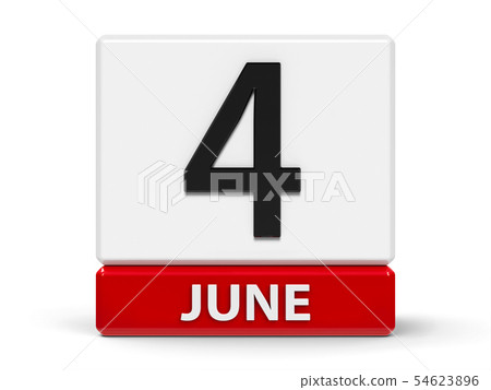 Cubes calendar 4th June Cubes calendar 4th June 54623896