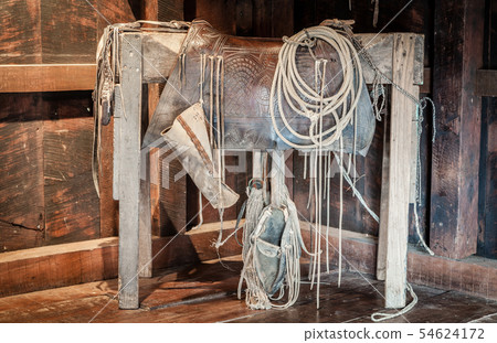 Antique cowboy accessories 54624172