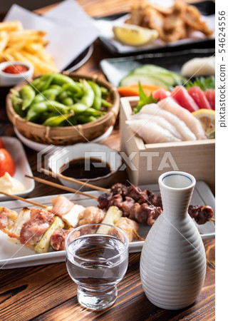 japanese assorted popular izakaya appetizers 54624556