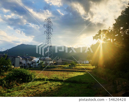 Landscape with sunlight and mountains (processed ver) Landscape with sunlight and mountains (processed ver) 54626428