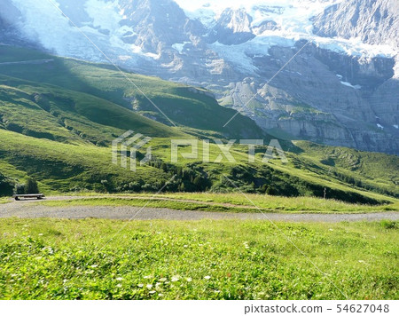 Trekking course under the Alps Jungfraujoch 54627048