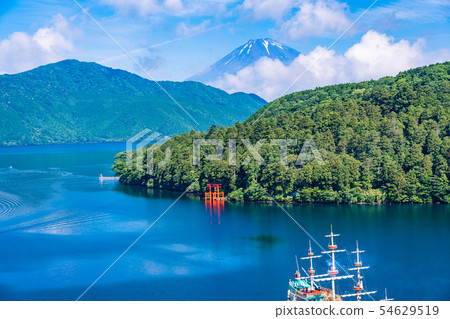 （神奈川縣）蘆之湖另一邊的富士山 54629519