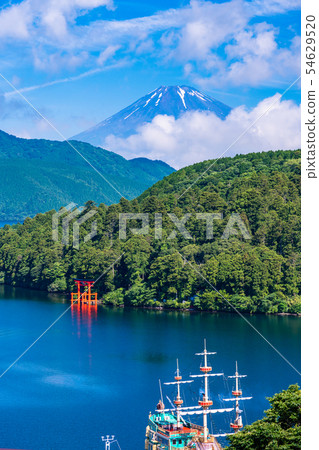 （神奈川縣）蘆之湖另一邊的富士山 54629520