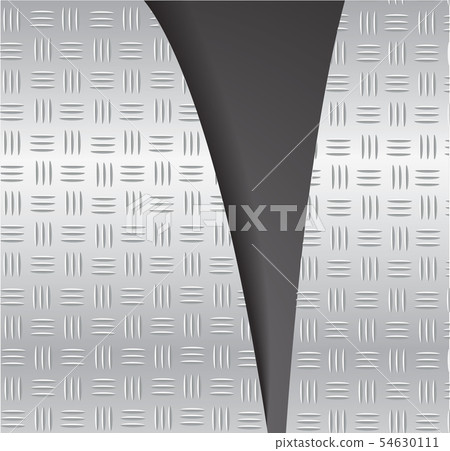 cut plate metal tearing and space black background 54630111