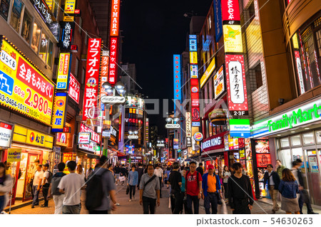 《東京》澀谷中央大街/夜間市區 54630263
