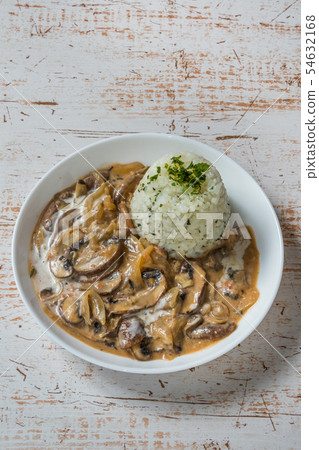 Russian cuisine Stroganoff Russian style stew (stroganoff) 54632168