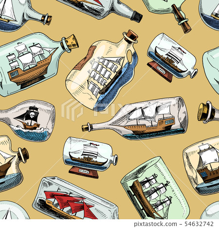 Ship in bottle boat in miniature gifted sail souvenir in glass sailboat with cork or shipping in Ship in bottle boat in miniature gifted sail souvenir in glass sailboat with cork or shipping in 54632742