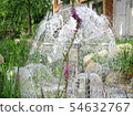 Fountain with flowers 54632767