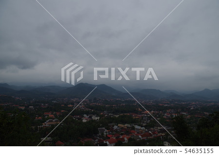 World Heritage Site of Laos Cityscape from the old capital Luang Prabang Phousi Hill World Heritage Site of Laos Cityscape from the old capital Luang Prabang Phousi Hill 54635155