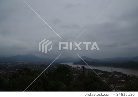 World Heritage Site of Laos Cityscape from the old capital Luang Prabang Phousi Hill World Heritage Site of Laos Cityscape from the old capital Luang Prabang Phousi Hill 54635156