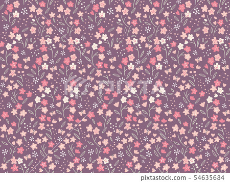 Seamless pattern of small flower pattern Seamless pattern of small flower pattern 54635684