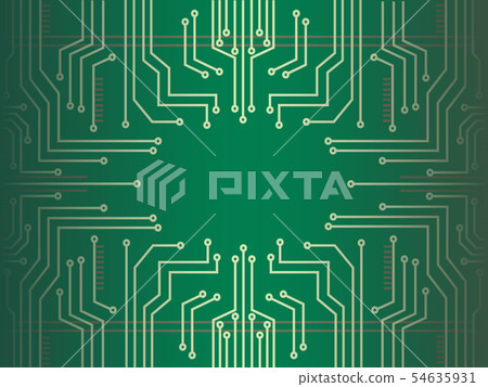 microchip line technology symbol background 54635931