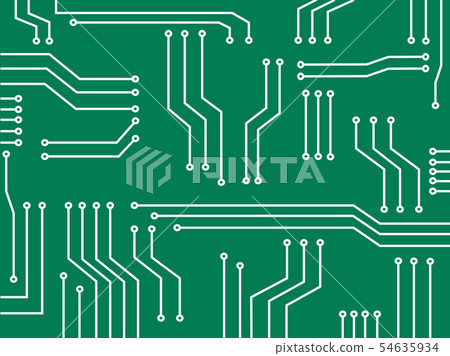 microchip line technology symbol background microchip line technology symbol background 54635934
