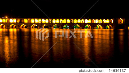 in iran   the old bridge 54636187