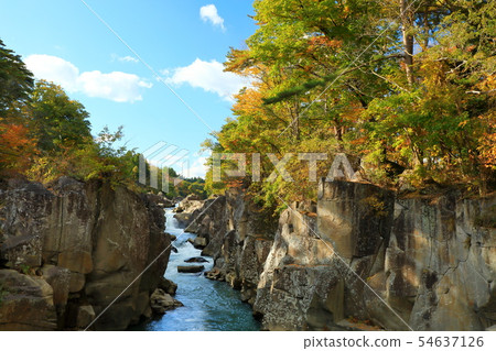 Autumn leaves Iwate Prefecture Ichinoseki City 54637126