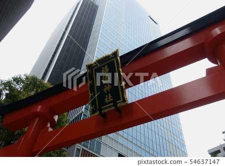 Torii和東京Fukutoku神社的高層建築 54637147