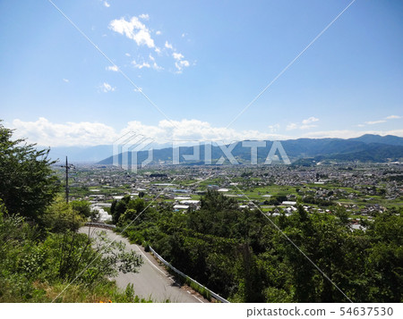 Views of the Kofu Basin (Koshu City, Yamanashi Prefecture) Views of the Kofu Basin (Koshu City, Yamanashi Prefecture) 54637530