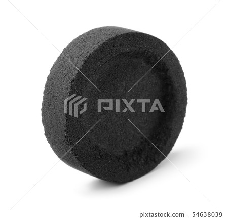 Round charcoal briquette 54638039