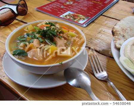 Tupka, Tukpa, Tibetan soup cooked in Dharamsala Tupka, Tukpa, Tibetan soup cooked in Dharamsala 54638046