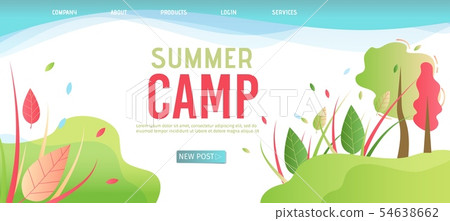 Landing Page Template for Organization Summer Camp Landing Page Template for Organization Summer Camp 54638662