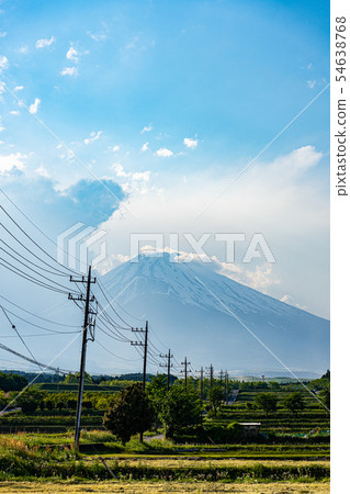 Mt. Fuji from the village of Shizuoka · panorama Yuka 54638768