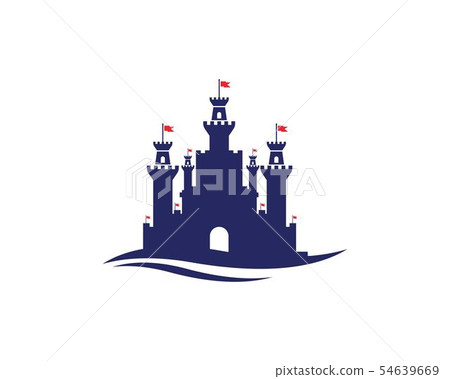 Castle vector illustration icon 54639669