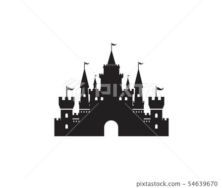 Castle vector illustration icon 54639670