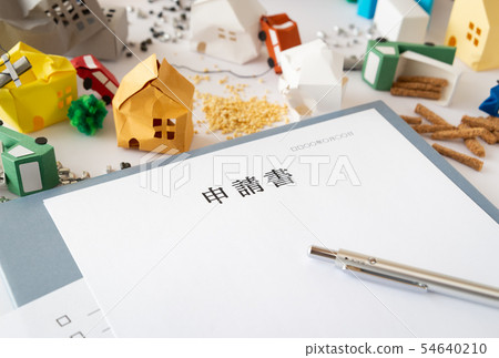 損壞的情況申請表事故程序程序房地產 54640210