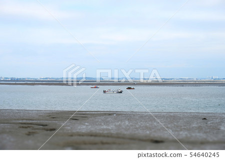 Sea, tidal flat, west coast 54640245