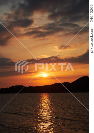 日落，Sindoor海灘，泰安縣，忠南 54640266