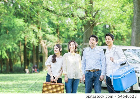 Family Married Car BBQ Camp Family Married Car BBQ Camp 54640528