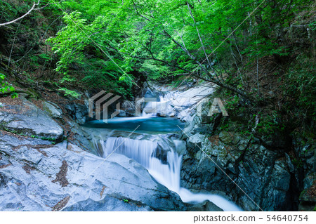 Fresh green Mie waterfall Fresh green Mie waterfall 54640754