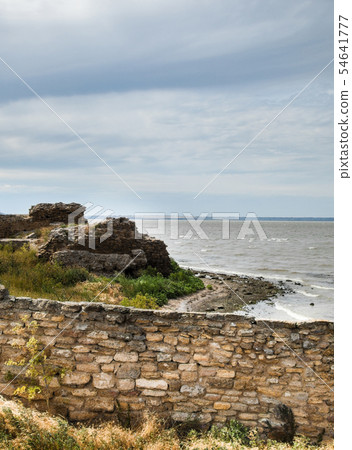The wall of Akkerman fortress. Dniester Estuary. 54641777