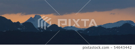 Toedi at sunset, view from Obermutten. Toedi at sunset, view from Obermutten. 54643442