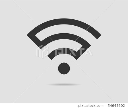 Free wi fi icon. Connection zone wifi vector 54643602