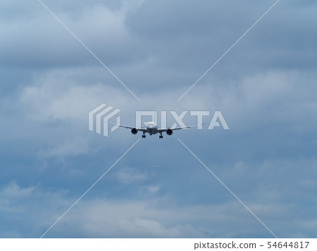 Jetliner landing at Osaka International Airport Jetliner landing at Osaka International Airport 54644817