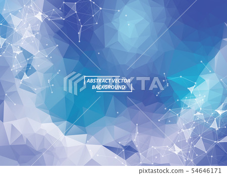 Abstract Polygonal Space Dark Background with 54646171