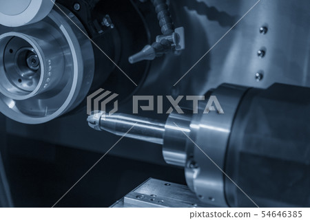 The CNC cutting tool grinding machine. The CNC cutting tool grinding machine. 54646385