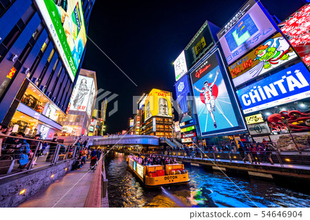 "Osaka prefecture" Dotonbori / entertainment district "Osaka prefecture" Dotonbori / entertainment district 54646904