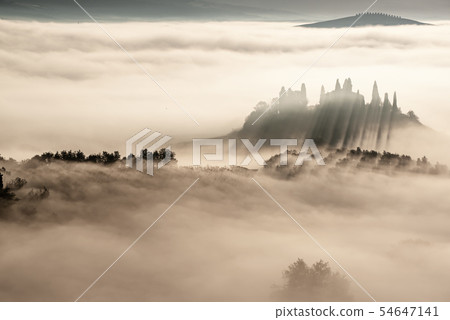 Drowned in the fog 54647141