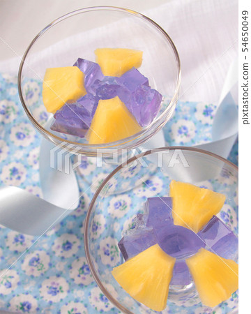 Butterfly pea jelly 54650049