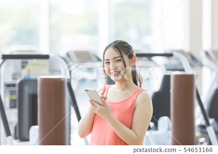 健身健身房健身房女性智能手機app健康管 健身健身房健身房女性智能手機app健康管 54653166