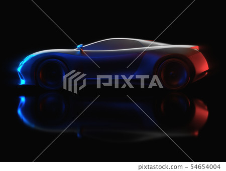 Aerodynamic Prototype Sports Car Concept 54654004