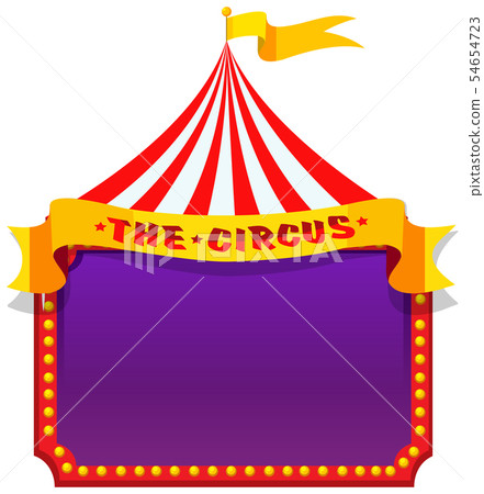 A circus on note template 54654723